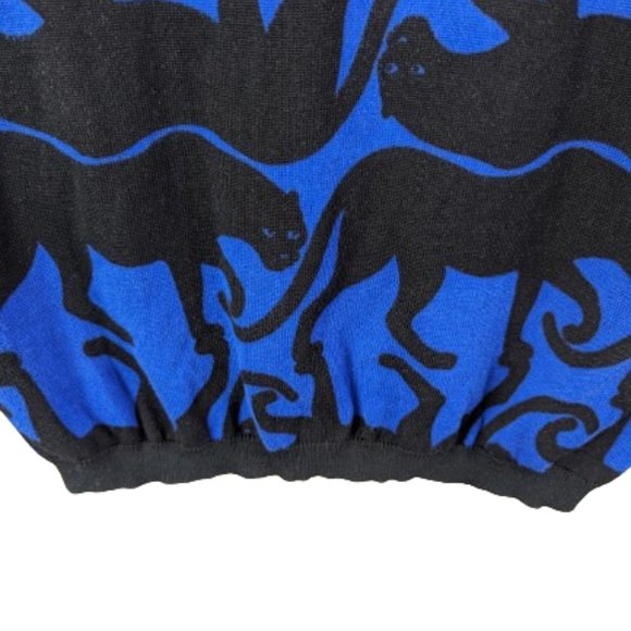 Jean-Charles de Castelbajac Paris Tiger print bodycon Sweater Dress Size S NWT! - Picture 7 of 12